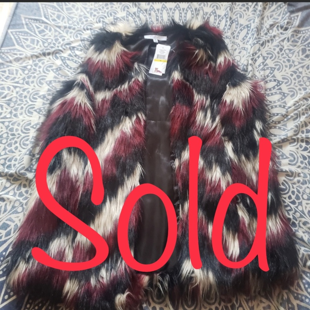 SOLD-Faux Fur Vest